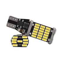 T10 T15 Beyaz Led Park Geri Vites Ampulü Canbus 16W 45 Ledli