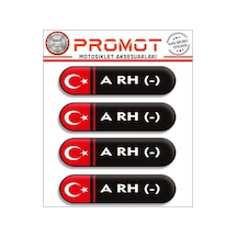 Kan Grubu 3d Sticker 4'lü Set 018 Diğer