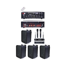 Lastvoice Hoparlör ve Anfi Mağaza Ses Sistemi Soft Black Plus Pak