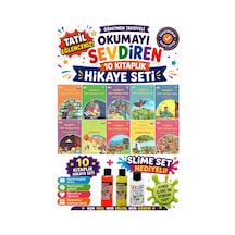 3.sınıf Öğretmen Tavsiyeli Okumayı Sevdiren 48 Sayfa 10 Kitaplık Hikaye Seti-2 Slime Set Hediyeli