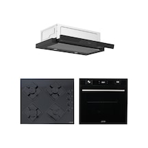 Afm Tech Ve Ferre Megoe Siyah D036 + FM7700 + FM-BD2200 Ankastre Set