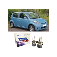 Daihatsu Sirion Led Xenon Uzun + Kısa Far Ampulü H4 Mono Yeni Seri Beyaz