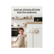 Dolap Çekmeceler İçin Çuk Güvlik Kilidi Pratik Emniyet Atı