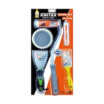 Knitex Kinetex Ktx-2745 Boyacı Ve Nalbur Set 10cm Fırça 5 Adet Bant Bandı Spatula Yedek Rulo diğer