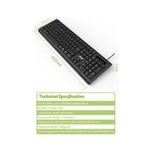 Acer OAK-0A0 Kablolu Sessiz Tuşlu Klavye