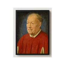 Rönesans Van Eyck Kardinal Albergati Portresi Çerçevesiz Poster 21x30 Cm A4 Tablo Rönesans