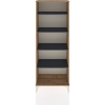 Arges Dolap 4 Raflı 60x30x163 Çam-antrasit Atlas Çam