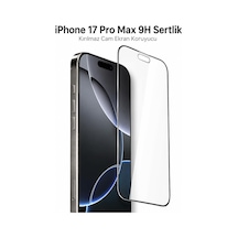 Iphone 17 Pro Max Uyumlu 9h Sertlik Kırılmaz Cam Ekran Koruyucu