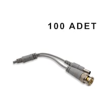 100 Adet HAZIR BNC DC KABLO