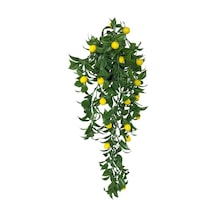 Yapay Çiçek Saksıda Sarkan Limon 60*20cm