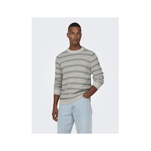 Only & Sons Strick Kazak Onsmusa Kazak Silver Lining