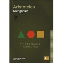 Kategoriler  -  Aristoteles  -  İmge Kitabevi