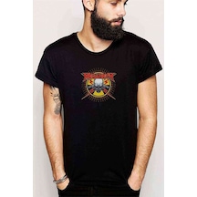 Megadeth Skull Metal Rock Müzik Music Baskılı Siyah Erkek Tshirt