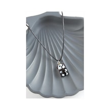 Zenviac456 Panda Cam Kolye Zenviac45678 Siyah