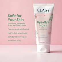 Bye-bye Hairs Tüy Azaltıcı Jel Epilasyon Sonrası Ağda Bakım Kremi Nemlendirici Ve Tüy Geciktirici Jel Bacak, Bikini, Koltuk Altı İçin Uygun Tüm Cilt Tipleri, 100 Ml