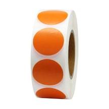 50 MM Turuncu Çap Sticker 1000 Adet