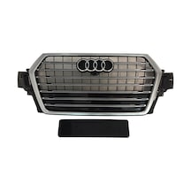 Audi Q7 Sq7 Ön Panjur Izgara 2015 / 2019 Krom Siyah