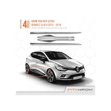 intakrom Renault Clio 4 Krom Yan Kapı Çıtası 4 Parça 2012-2021- Hb-Sw N11.2658