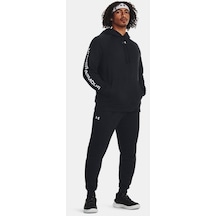 Erkek UA Rival Fleece Eşofman Takımı 1379768-001 Beyaz - Siyah