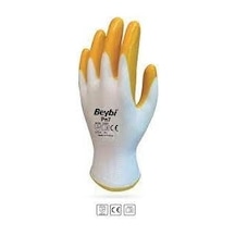 Yapı Beybi Pn7 Polyester Örme Nitril Eldiven 10 Beden 5 Çift