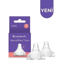 Lansinoh Naturalwave 2'li Biberon Emziği Ekstra Yavaş Akışlı 0 Ay