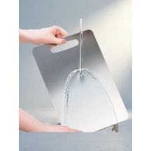 Mutfak İçin Paslanmaz Çelik Kesme Tahtası 24x15 Cm 12v
