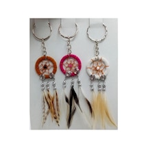 Dream Catcher Düş Kapanı Üç Renk Anahtarlık 84284159