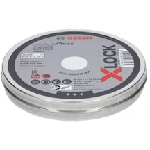Bosch X-LOCK Standard Seri Düz İnox Kesme Diski Rapido 10'lu 115 x 1.0 MM