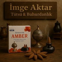 Darshan İncense Amber Geri Akış Tütsü 10 Adet Çok Renkli