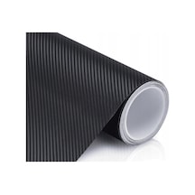 Karbon Folyo 3D Yapışkanlı Siyah 152x1mt Kaplama Folyosu