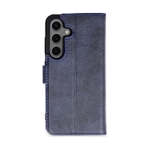Samsung Galaxy S24 Plus Uyumlu Kılıf Trend S Plus Kapaklı Kılıf - Lacivert Çok Renkli