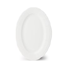 Porsima 4447 Tiffany Porselen Kayık Tabak Seti - Oval Kahvaltılık Sunumluk Seti 30cm 2 Adet Çok Renkli