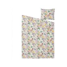 Ikea Strandlummer Tek Kişilik Nevresim Takımı 150 X 200 Cm Lacivert - Beyaz - Yeşil - Turuncu Çok Renkli