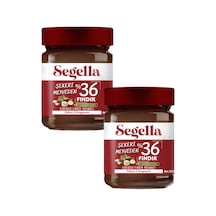 Segella Şekeri Meyveden %36 Kakaolu Fındık Kreması 350gr X 2 Adet