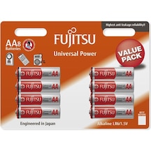 Fujitsu Universal Power LR06 Alkaline AA Kalem Pil 8'li