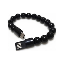 Bileklik Şarj Kablosu 22,5 Cm 15w Type C Siyah