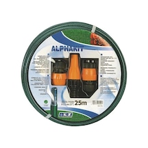 Gf Örgülü Bahçe Sulama Hortumu Set 25 M 1/2" Alphakit
