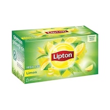 Lipton Yeşil Çay 20'li Limonlu Bardak Poşet Çay 395g 8'li Avantaj Paketi - 8 Adet Tarı 400 G