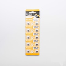 Komax AG4/LR626 Lityum 1.55V Mini Saat Pili 10'lu