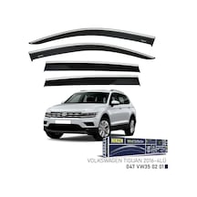Niken Volkswagen Uyumlu Tiguan 2016-2020 Kromlu Cam Rüzgarlığı 4'l