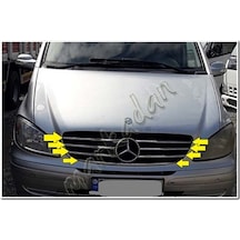 Woc Chrome Mercedes Viano Krom Ön Panjur 2004-2010 7 Parça  Paslan