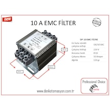 10 Amper Emc Filtre