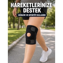 Ayarlanabilir Patella Dizlik Esnek Cırtlı Diz Kapağı Destekleyici Kısa Dizlik Diğer
