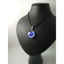 Cam Harf Kolye – Handmade El Yapimi Murano– (T) Harfi Modeli Beyaz