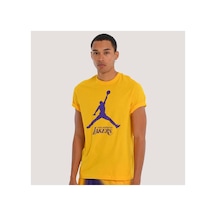 Nike Los Angeles Lakers Nba Erkek Basketbol T-shirt Fb9827-728 - Sarı - L Sarıdf Sarıdf