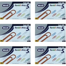 Mas 295 Renkli Dev Ataş 6 Adet