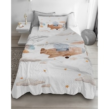 Uçan Fil Tek Kişilik Pike (Yastık Kılıflı)
