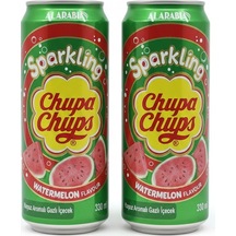 Chupa Chups Sparkling Watermelon Flavour - Karpuz Aromalı Gazlı İçecek 330 Ml 2 Adet