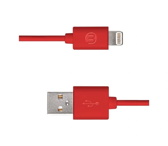 Mojue 3dk34 Lightning Şarj Kablosu, 1 Metre,kırmızı