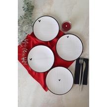Sensa Ege Pasta Tabağı 20 Cm 4 Adet 23789-92 Çok Renkli
